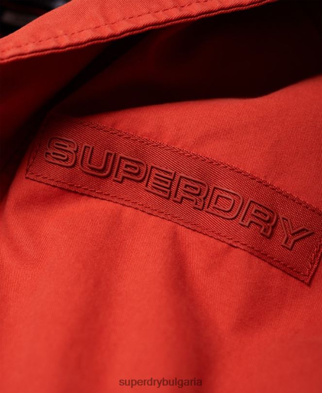 Superdry облекло N00H1202 оранжево мъже авиаторско яке за новобранец