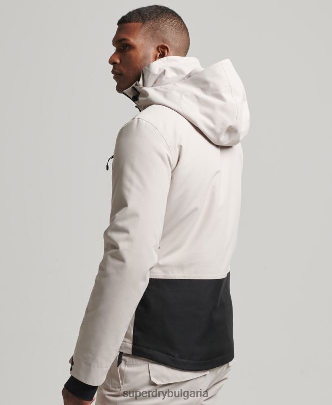 Superdry облекло N00H1370 светло сив мъже най-доброто спасително яке