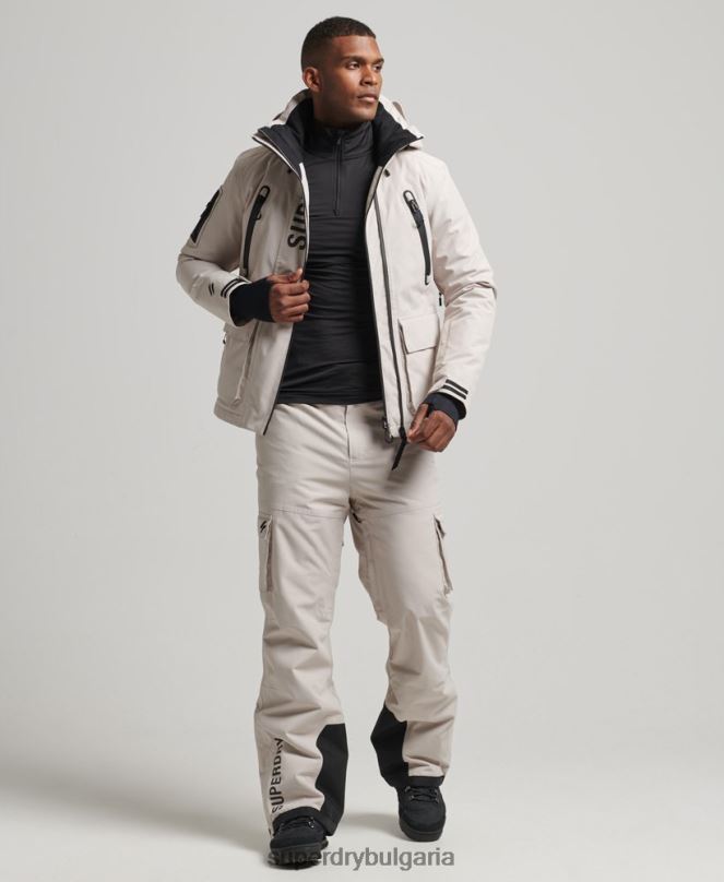Superdry облекло N00H1370 светло сив мъже най-доброто спасително яке