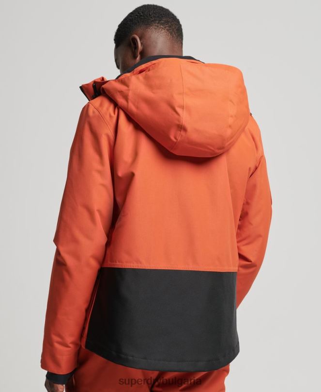 Superdry облекло N00H1377 оранжево мъже най-доброто спасително яке