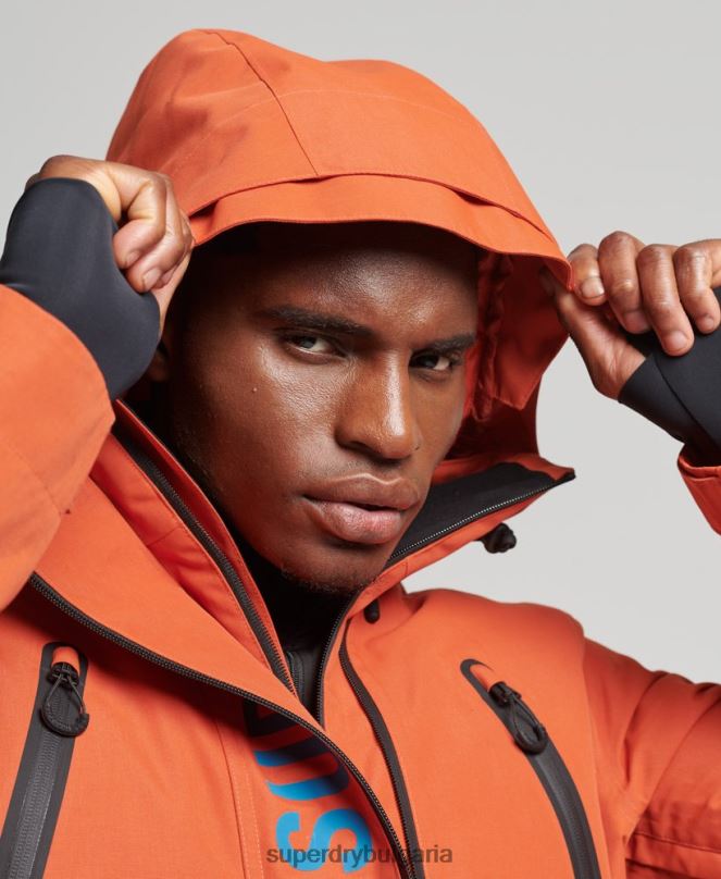 Superdry облекло N00H1377 оранжево мъже най-доброто спасително яке