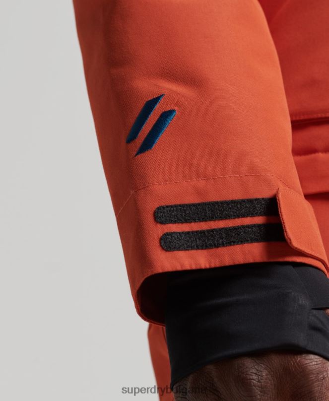 Superdry облекло N00H1377 оранжево мъже най-доброто спасително яке