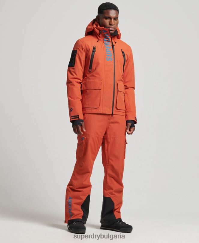 Superdry облекло N00H1377 оранжево мъже най-доброто спасително яке