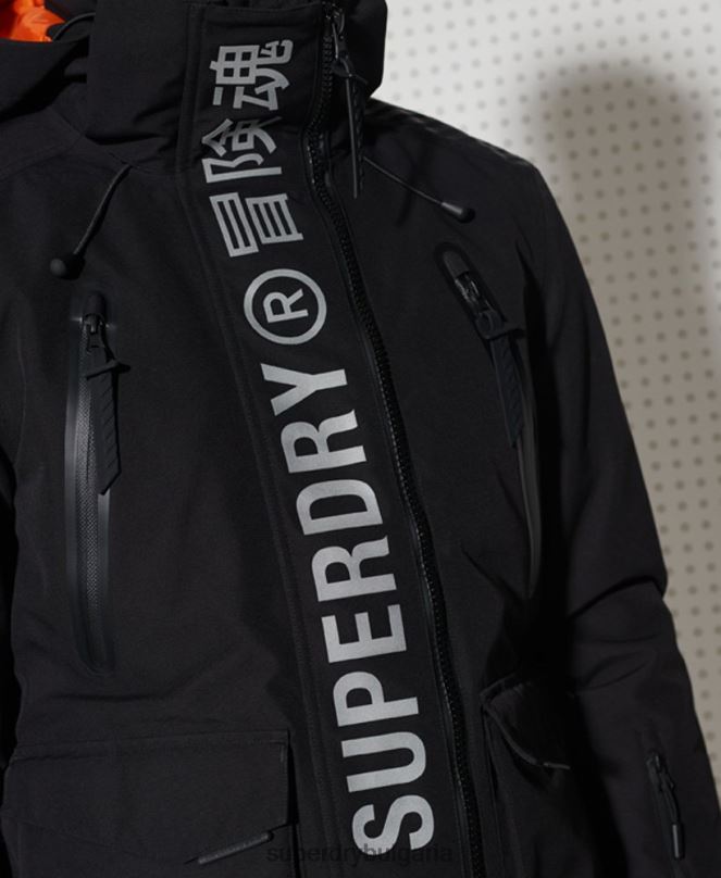 Superdry облекло N00H1400 черен мъже най-доброто яке за планински спасители