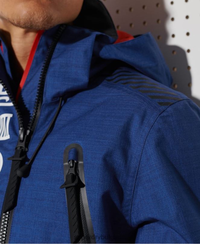 Superdry облекло N00H1403 син мъже най-доброто яке за планински спасители