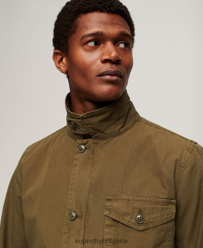 Superdry облекло N00H26 каки мъже ретро палубно яке