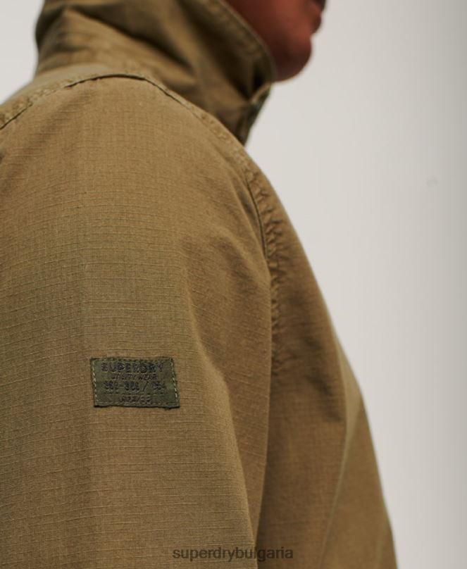 Superdry облекло N00H26 каки мъже ретро палубно яке