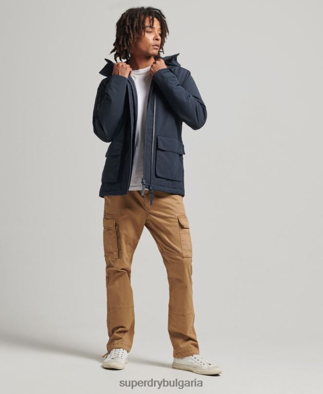 Superdry облекло N00H4444 военноморски флот мъже ultimate sd яке с ветровка