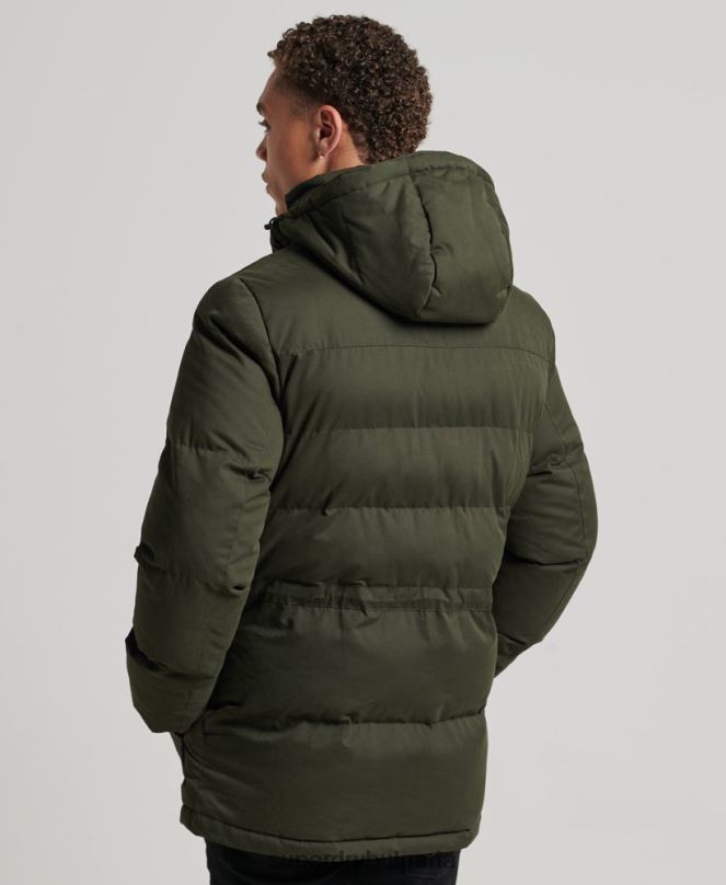 Superdry облекло N00H4448 зелено мъже микрофибърно експедиционно яке