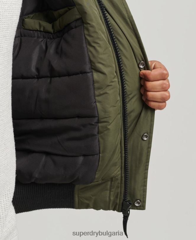 Superdry облекло N00H4452 каки мъже бомбър яке Everest