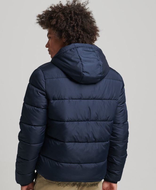 Superdry облекло N00H4462 военноморски флот мъже спортен пуф