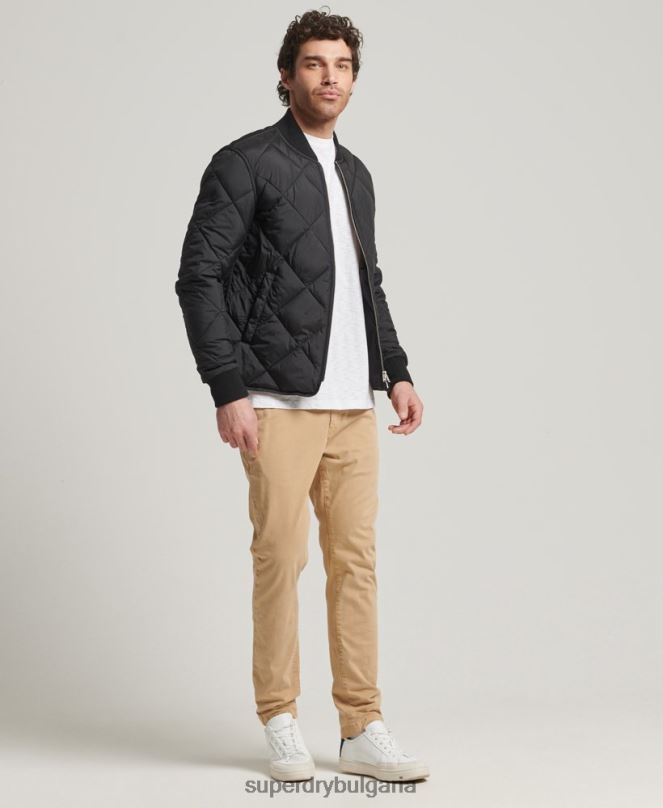 Superdry облекло N00H4464 черен мъже олекотено яке за студио