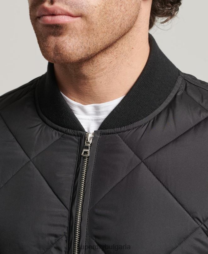 Superdry облекло N00H4464 черен мъже олекотено яке за студио