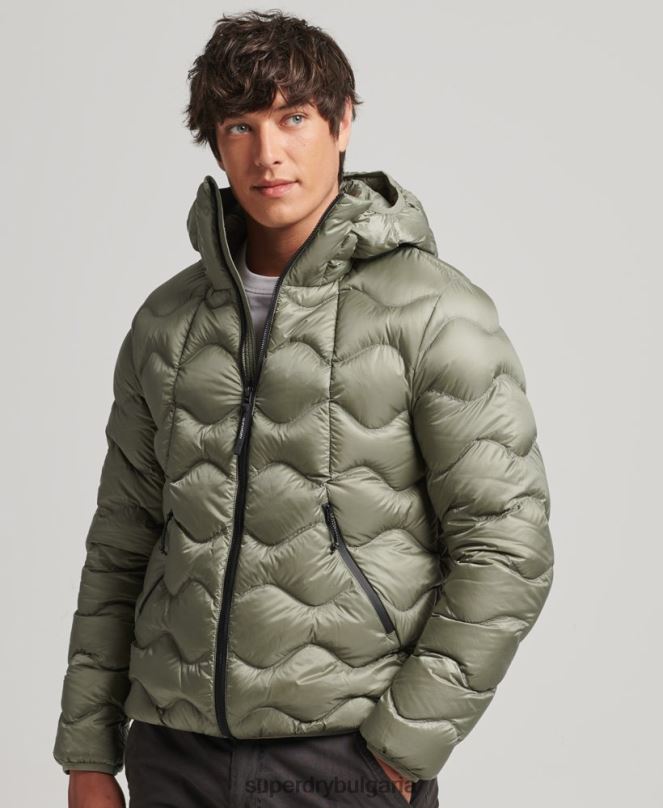 Superdry облекло N00H4468 каки мъже xpd пухено яке