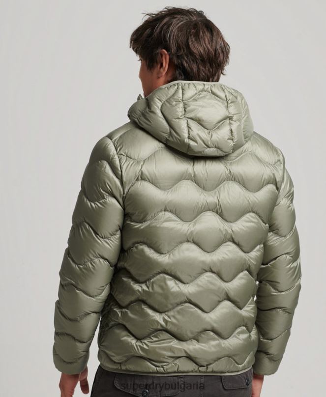 Superdry облекло N00H4468 каки мъже xpd пухено яке