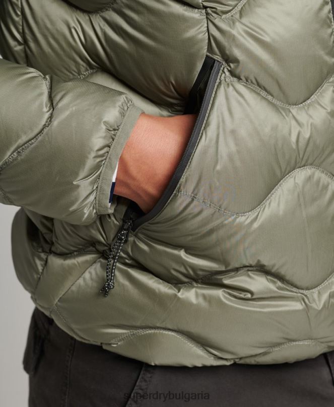 Superdry облекло N00H4468 каки мъже xpd пухено яке