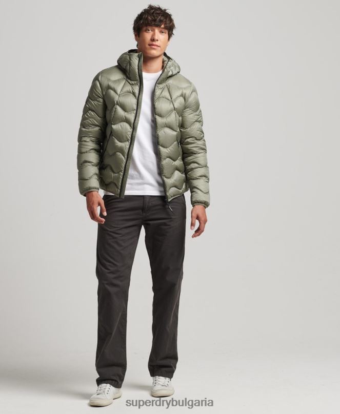 Superdry облекло N00H4468 каки мъже xpd пухено яке