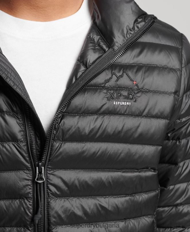 Superdry облекло N00H4474 черен мъже tech core пухено яке