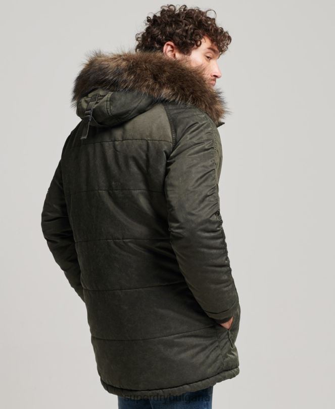Superdry облекло N00H4479 каки мъже яке чинук парка