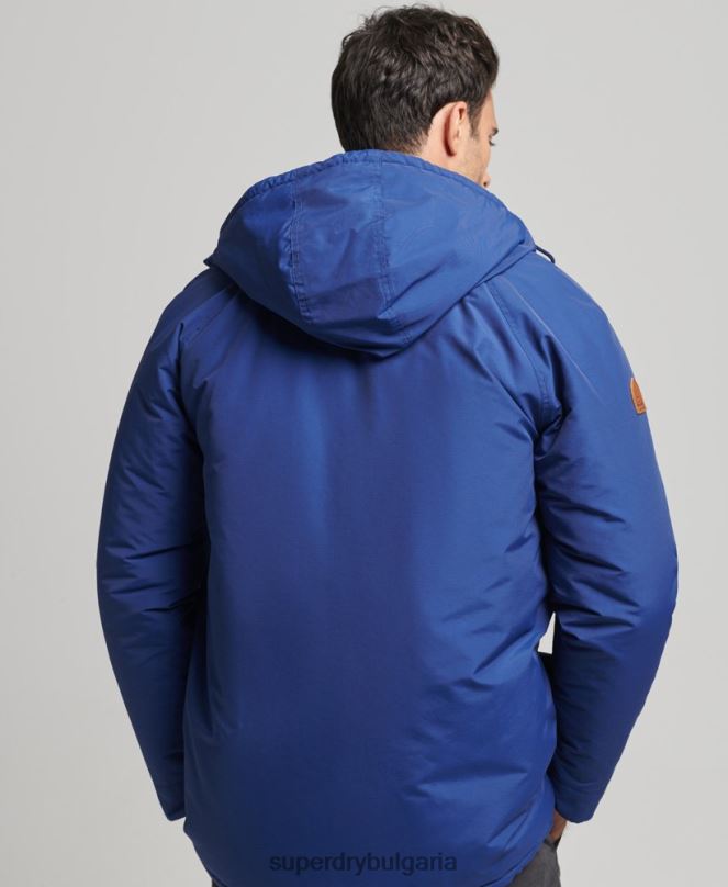 Superdry облекло N00H4480 военноморски флот мъже яке с планинска подплата