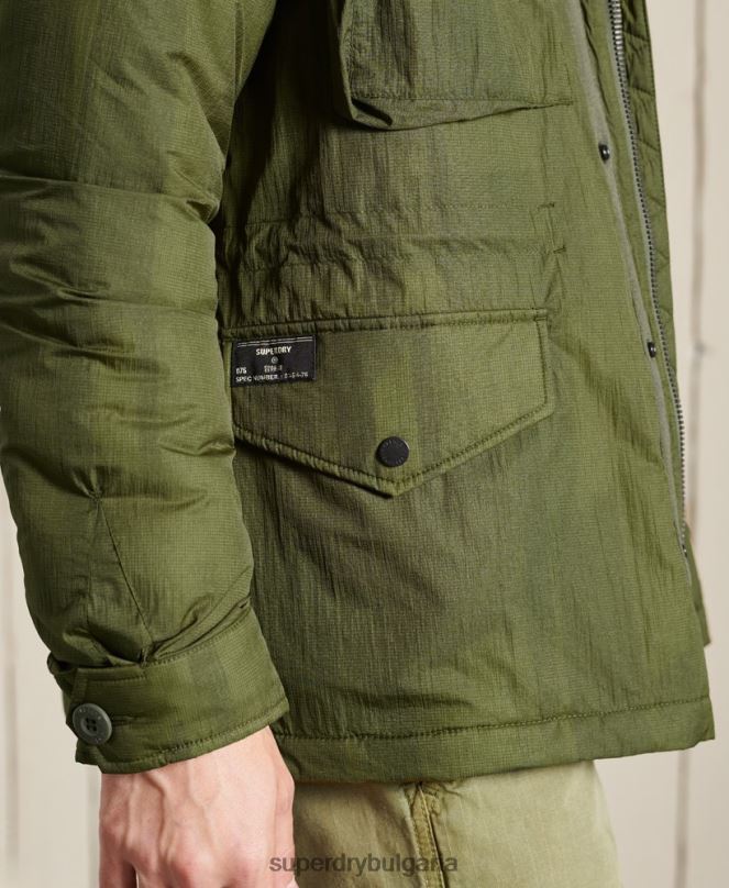 Superdry облекло N00H4495 зелено мъже военно яке м-65
