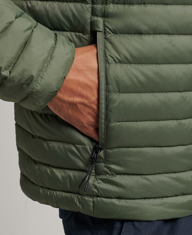 Superdry облекло N00H4504 каки мъже tech core пухено яке