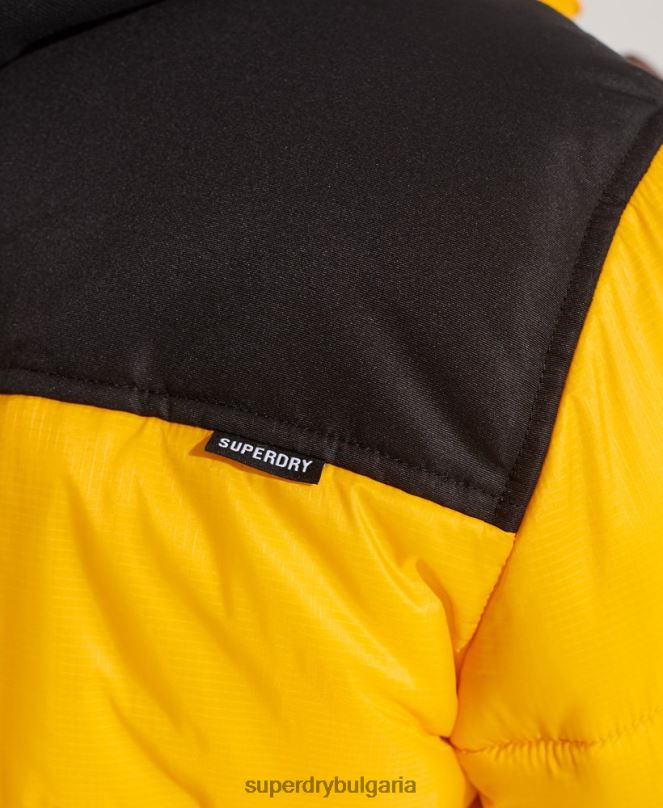 Superdry облекло N00H4510 жълто мъже кодово яке