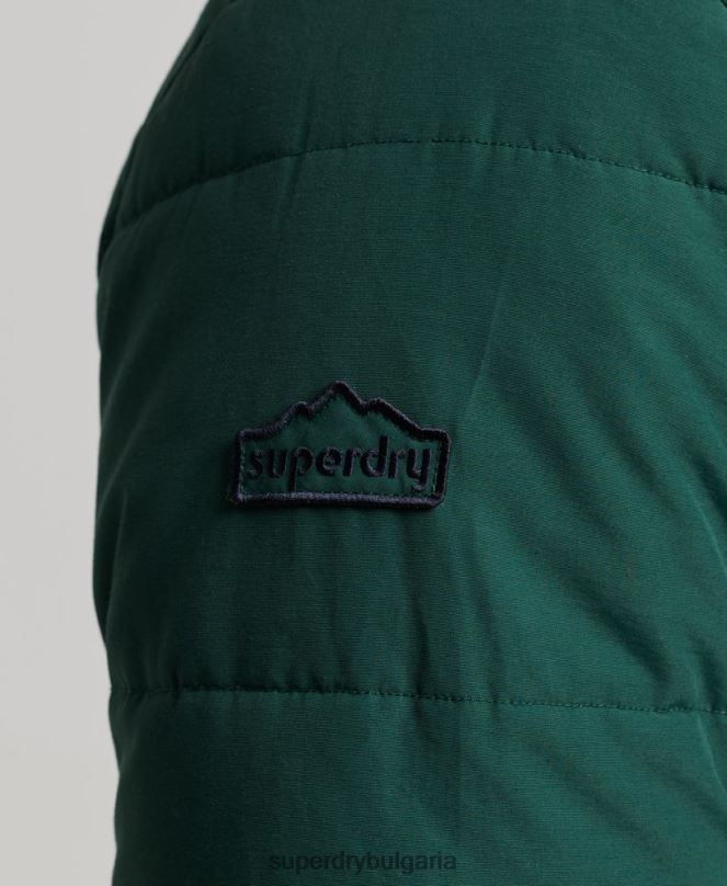 Superdry облекло N00H4516 зелено мъже планинско пухено яке