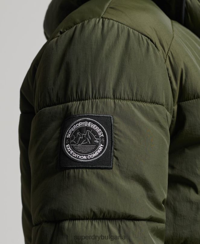 Superdry облекло N00H4521 каки мъже планинско яке за отдих
