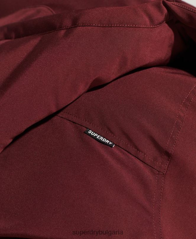 Superdry облекло N00H4523 червен мъже бомбър яке Everest