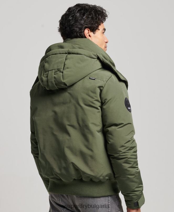 Superdry облекло N00H4524 каки мъже експедиция everest bomber подплатено яке