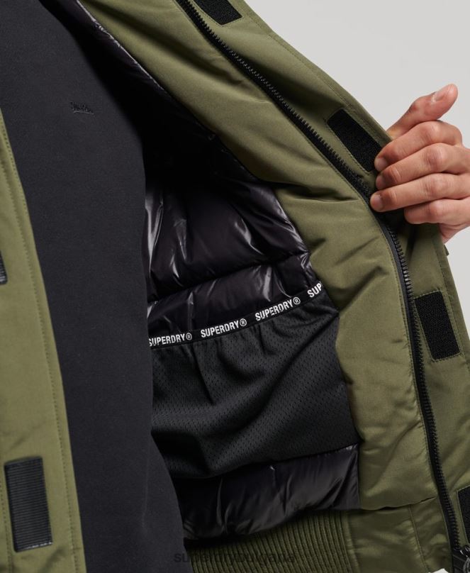 Superdry облекло N00H4524 каки мъже експедиция everest bomber подплатено яке
