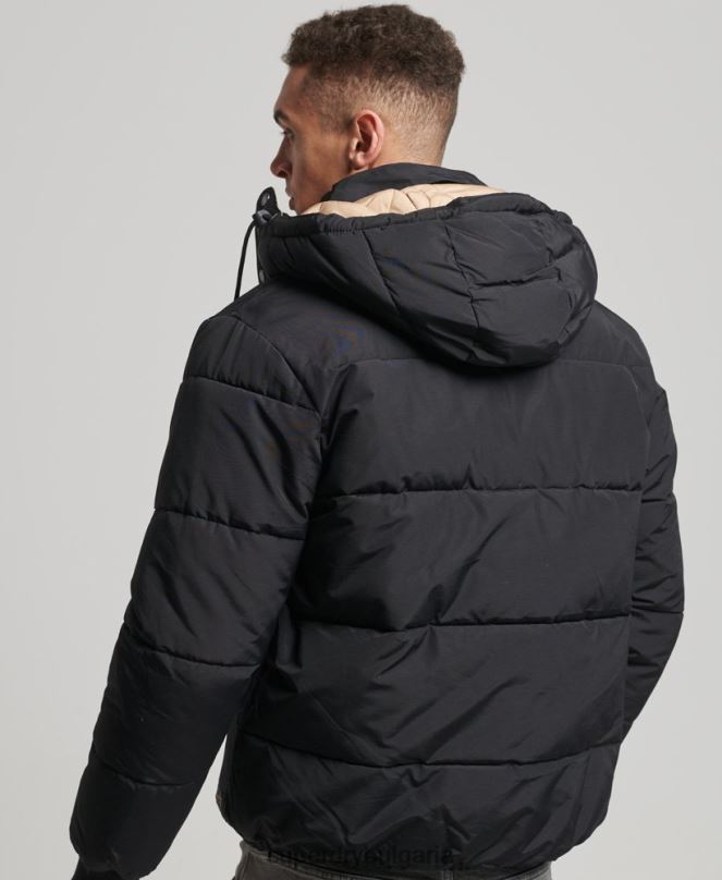 Superdry облекло N00H4533 тъмно синьо мъже планинско пухено яке