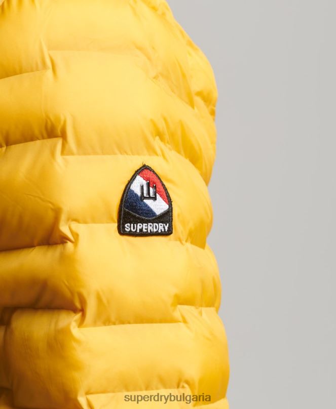 Superdry облекло N00H4539 злато мъже радар юрган микс подплатено яке