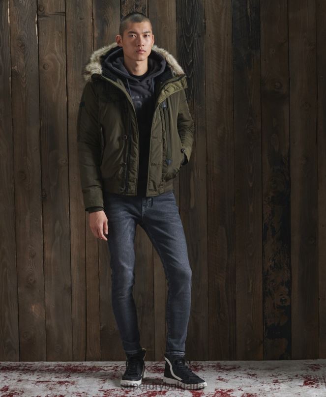 Superdry облекло N00H4541 каки мъже спасително бомбардировъчно яке chinook