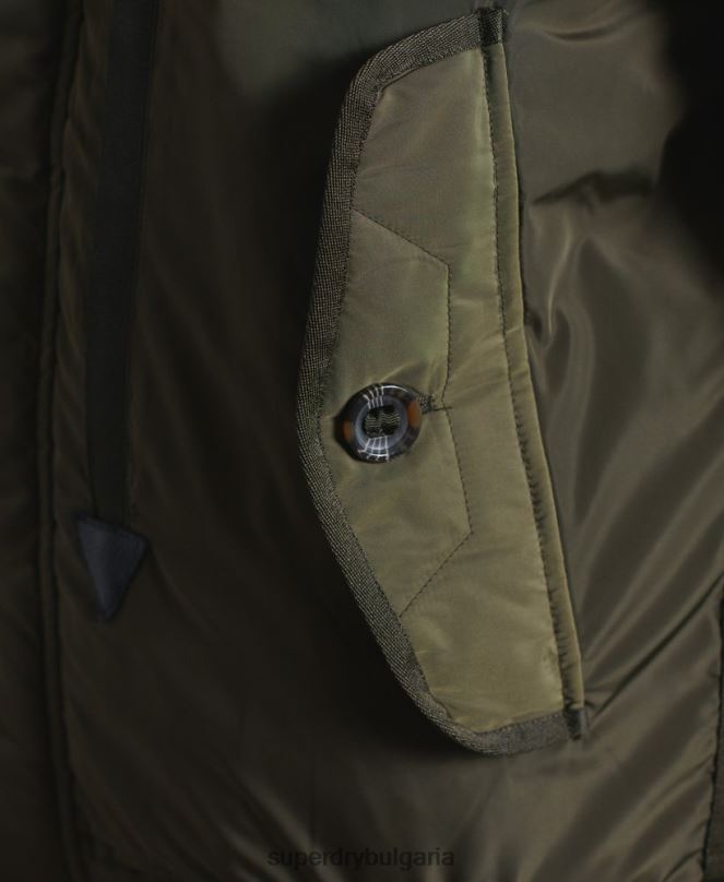 Superdry облекло N00H4541 каки мъже спасително бомбардировъчно яке chinook