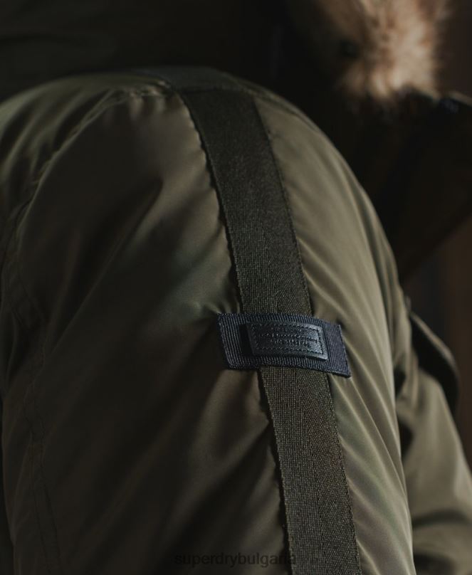 Superdry облекло N00H4541 каки мъже спасително бомбардировъчно яке chinook