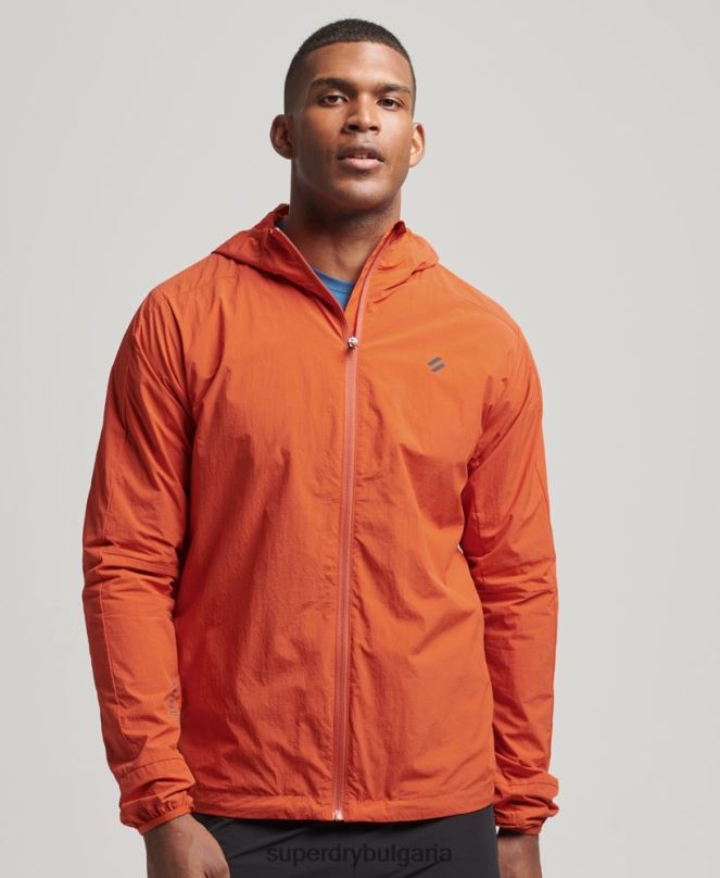 Superdry облекло N00H4545 оранжево мъже яке за бягане