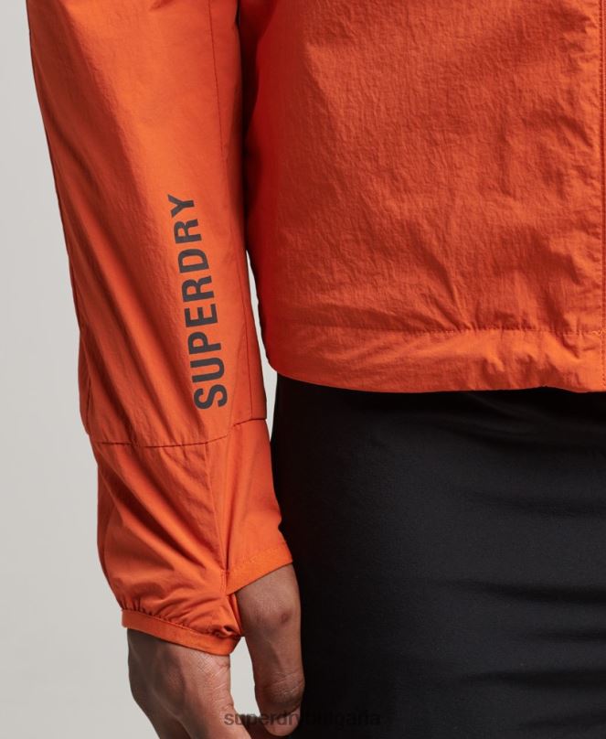 Superdry облекло N00H4545 оранжево мъже яке за бягане