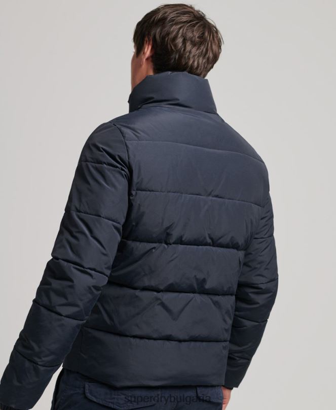 Superdry облекло N00H4561 военноморски флот мъже ретро пухено яке