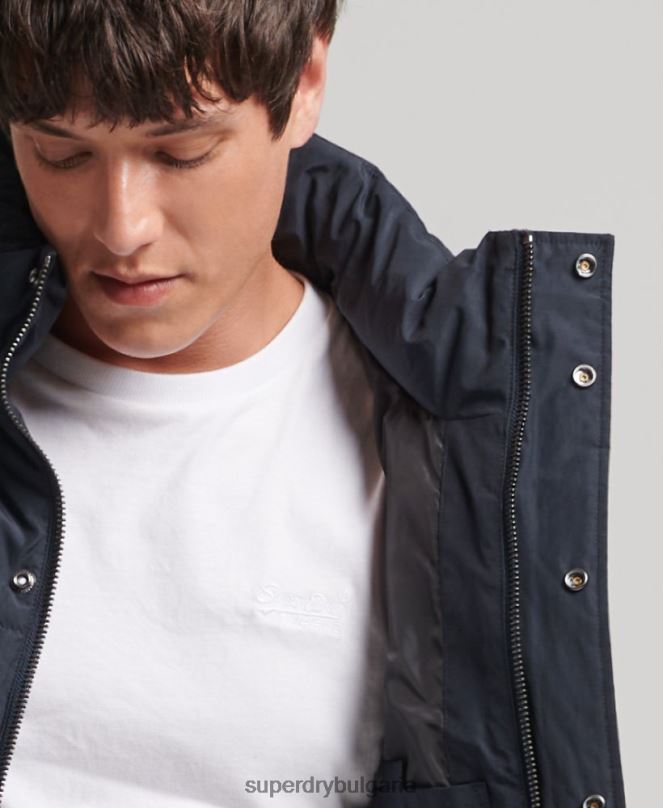 Superdry облекло N00H4561 военноморски флот мъже ретро пухено яке