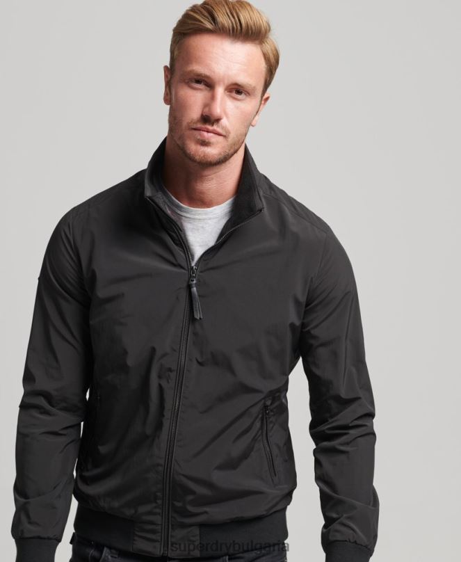 Superdry облекло N00H4563 черен мъже яке Харингтън