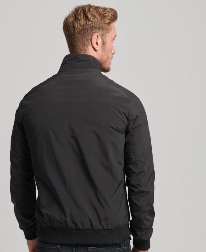 Superdry облекло N00H4563 черен мъже яке Харингтън