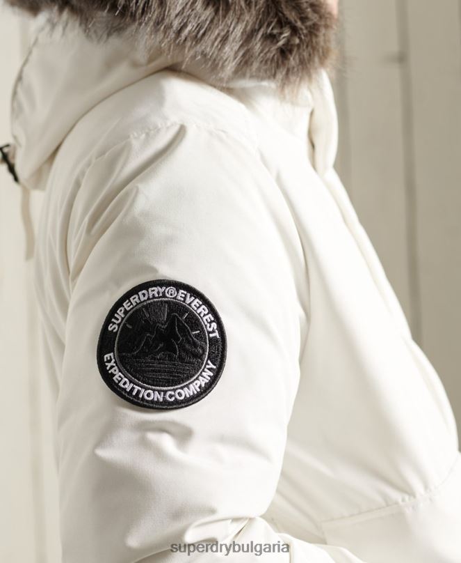 Superdry облекло N00H4567 сметана мъже бомбър яке Everest