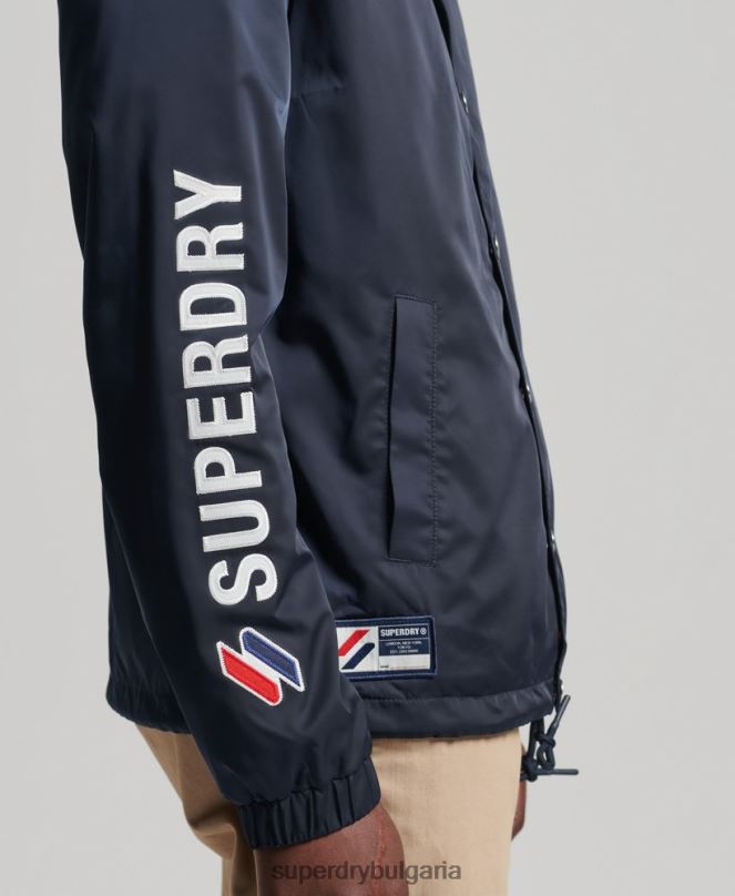 Superdry облекло N00H4580 военноморски флот мъже код основно треньорско яке
