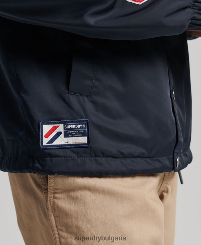 Superdry облекло N00H4580 военноморски флот мъже код основно треньорско яке