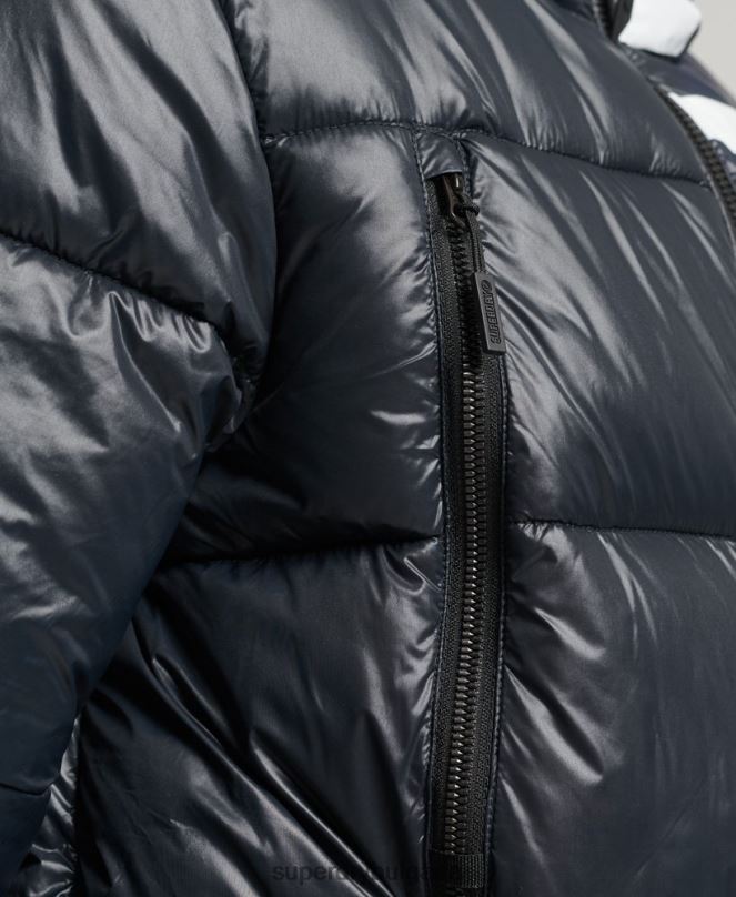 Superdry облекло N00H4581 военноморски флот мъже планинско алпийско яке с качулка