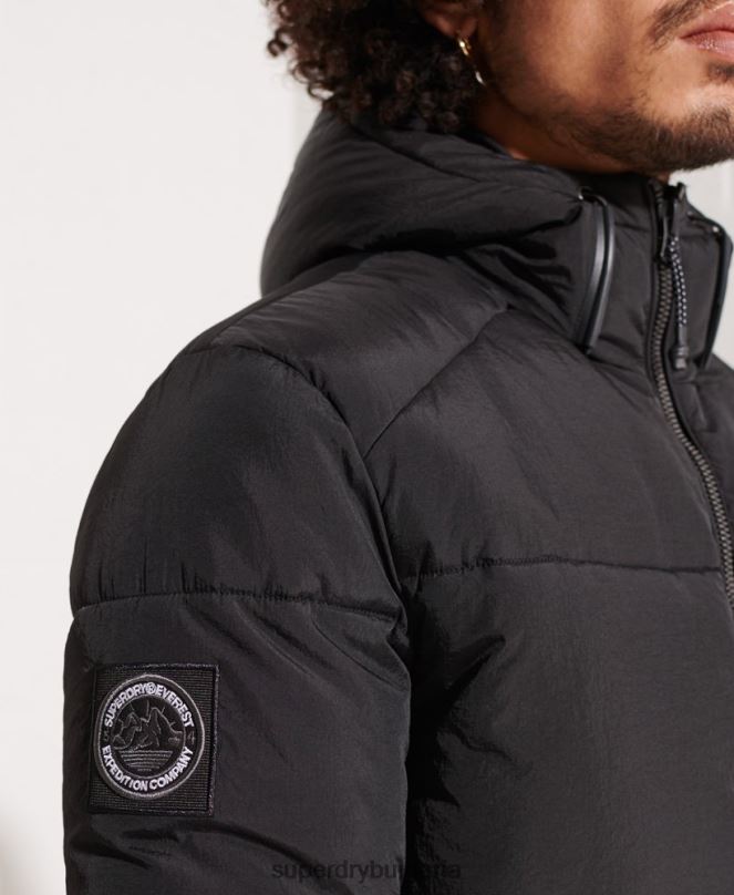 Superdry облекло N00H4587 черен мъже планинско яке за отдих