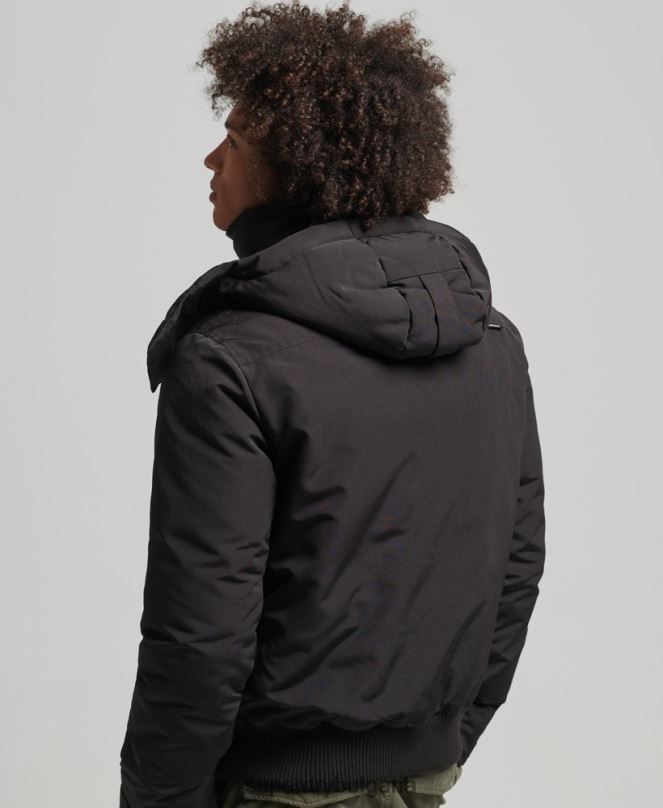Superdry облекло N00H4591 черен мъже експедиция everest bomber подплатено яке
