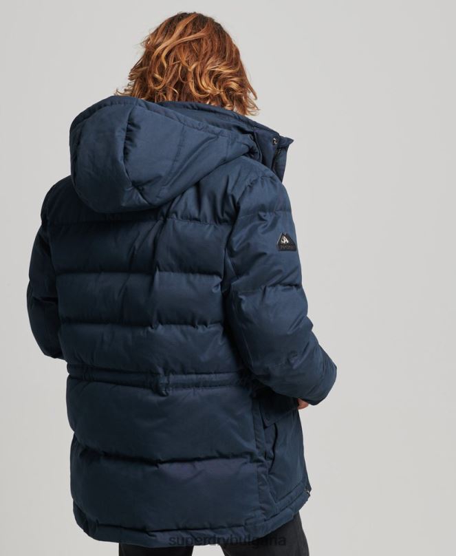 Superdry облекло N00H4596 военноморски флот мъже микрофибърно експедиционно яке